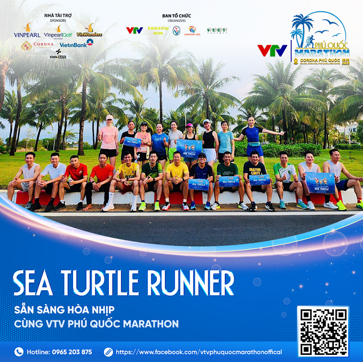 Sea Turtle Runner sẵn sàng làm nên thương hiệu runners Phú Quốc tại VTV Phú Quốc Marathon